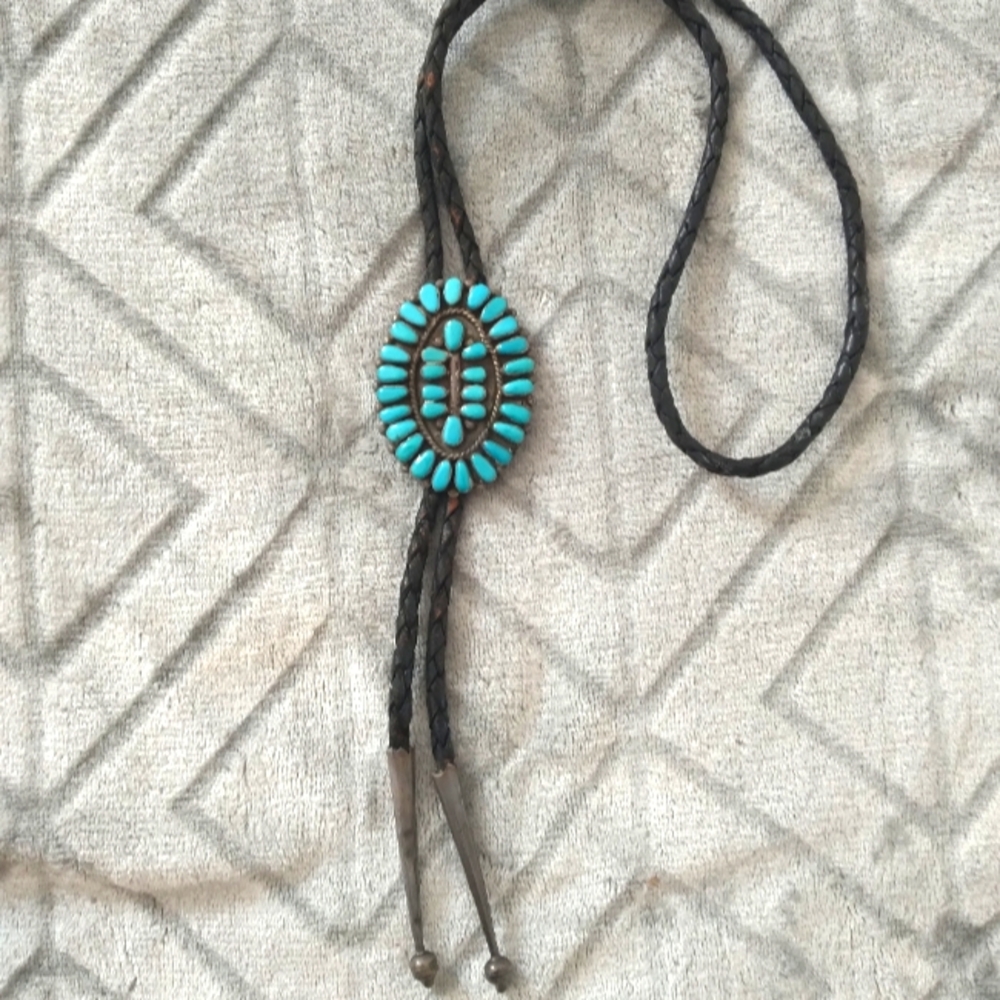 Vintage Turquoise Bolo